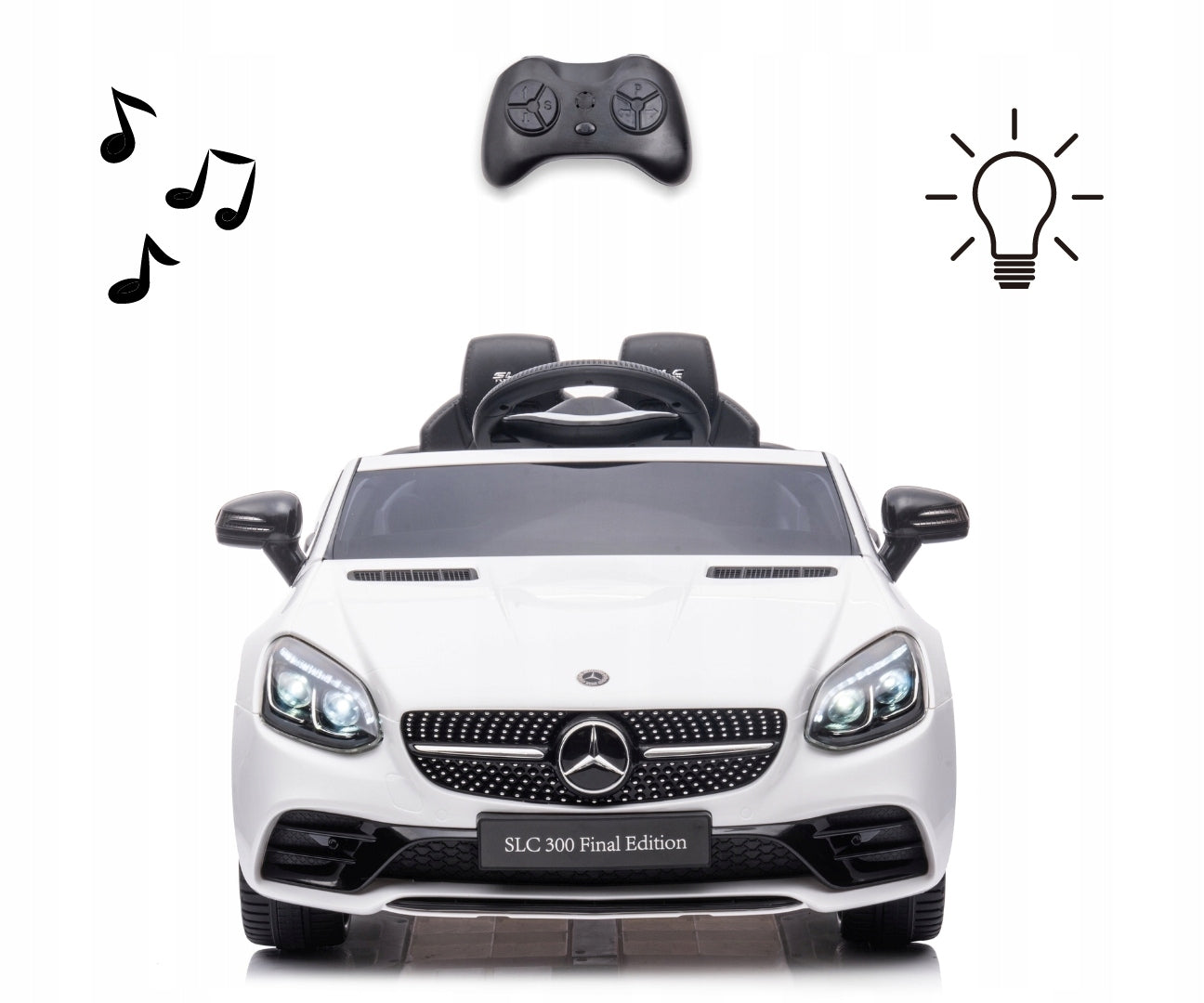 Battery car for children 2 engines 30W Mercedes-Benz SLC Milly Mally Packaging status original