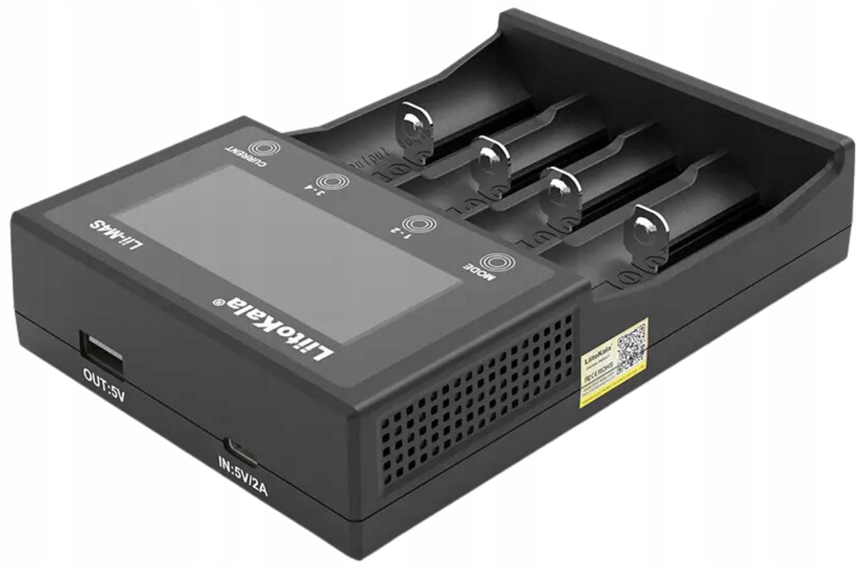 Battery charger for AA AAA batteries LiitoKala Lii-M4S + adapter Brand Liitokala