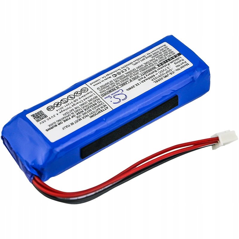Battery for JBL charge 3 replacement GSP1029102A 3,7VDC 6000mAh Li-Po (Cameron Brand JBL