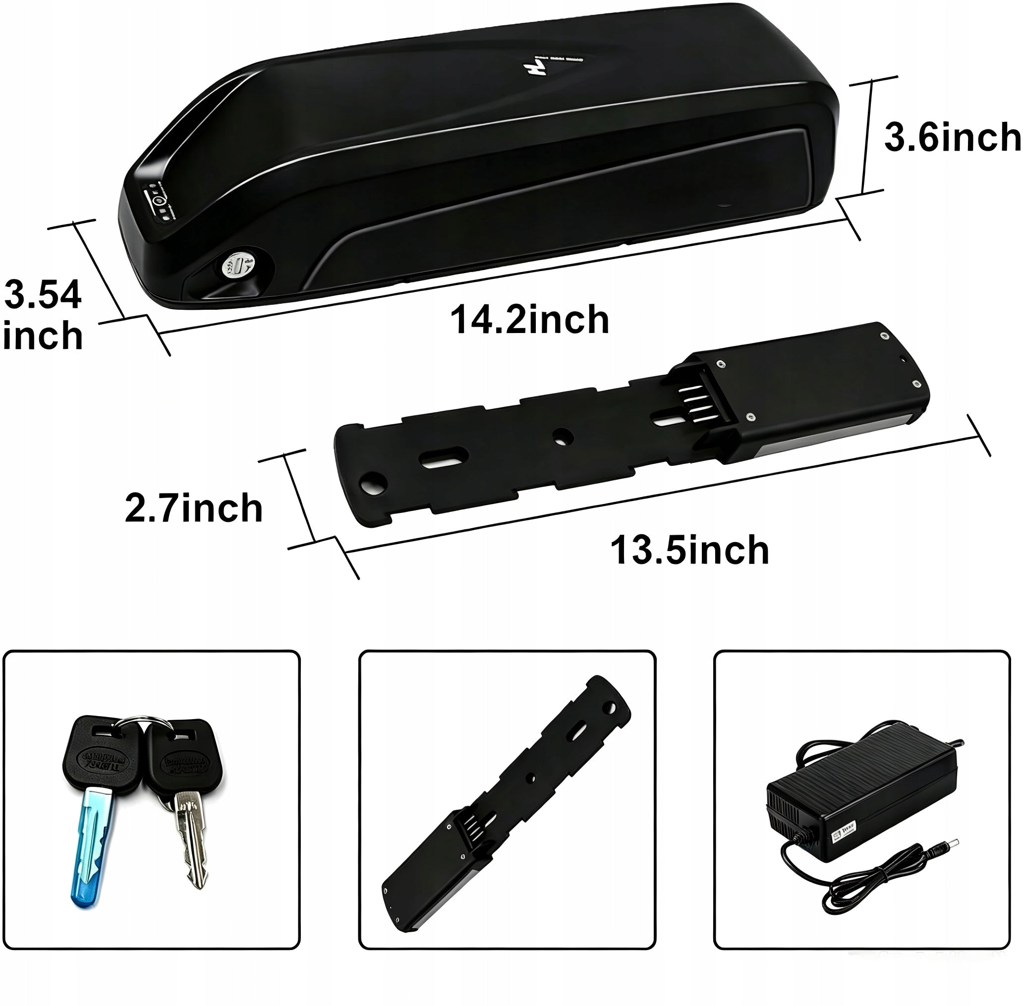 Battery for electric bike 36V 20Ah 720Wh cell LG BMS connector XT60 Manufacturer code XT60 20Ah