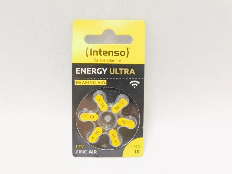 Battery for hearing aids Intenso 10 6 pcs. 230 mAh