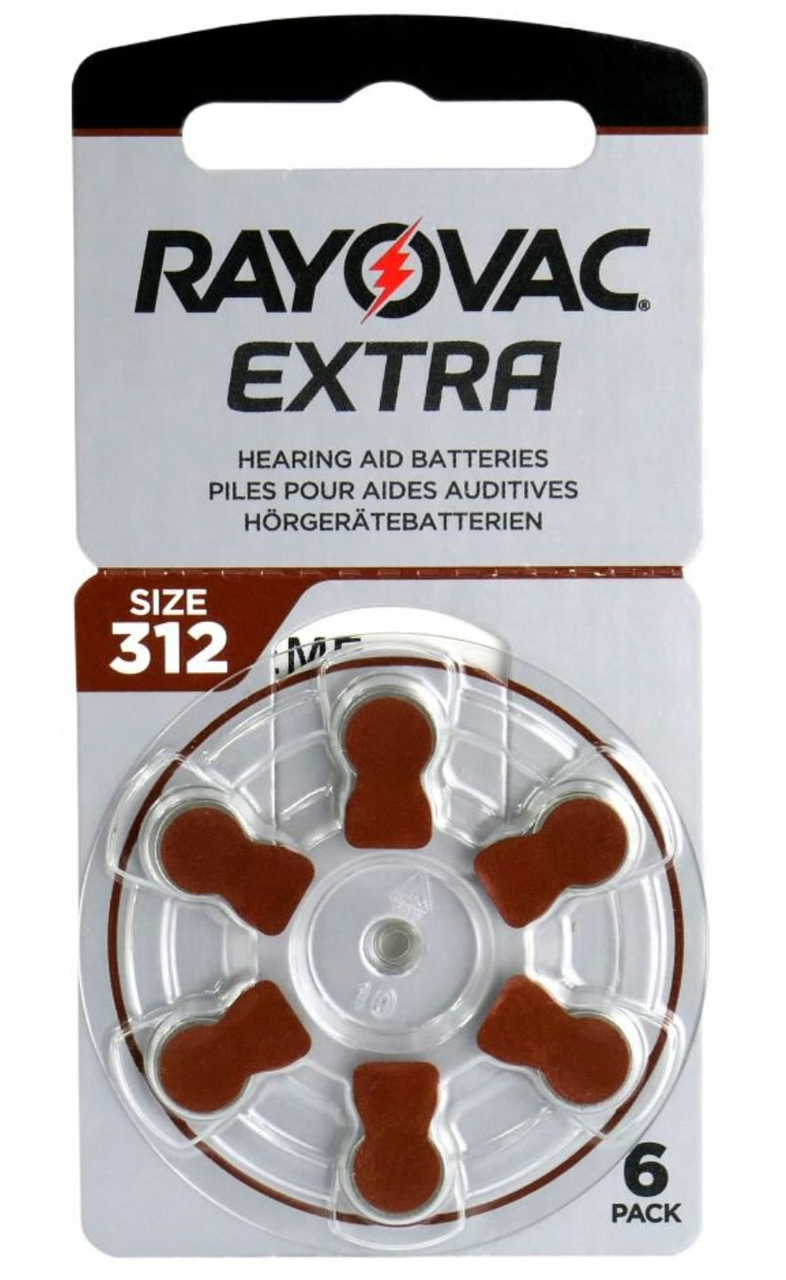 Battery for hearing aids Rayovac 312 6 pcs.