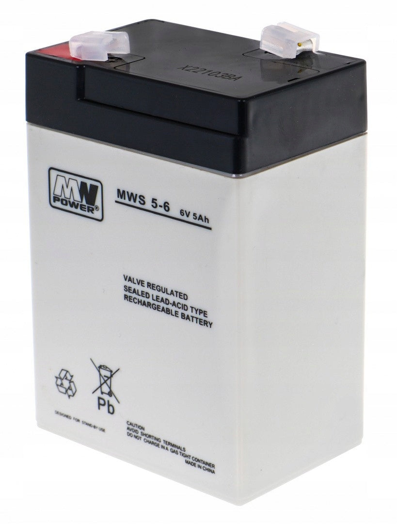 Battery for motorbike car 6V/5Ah MW POWER lead-acid BATTERY STOCK Brand MW Power