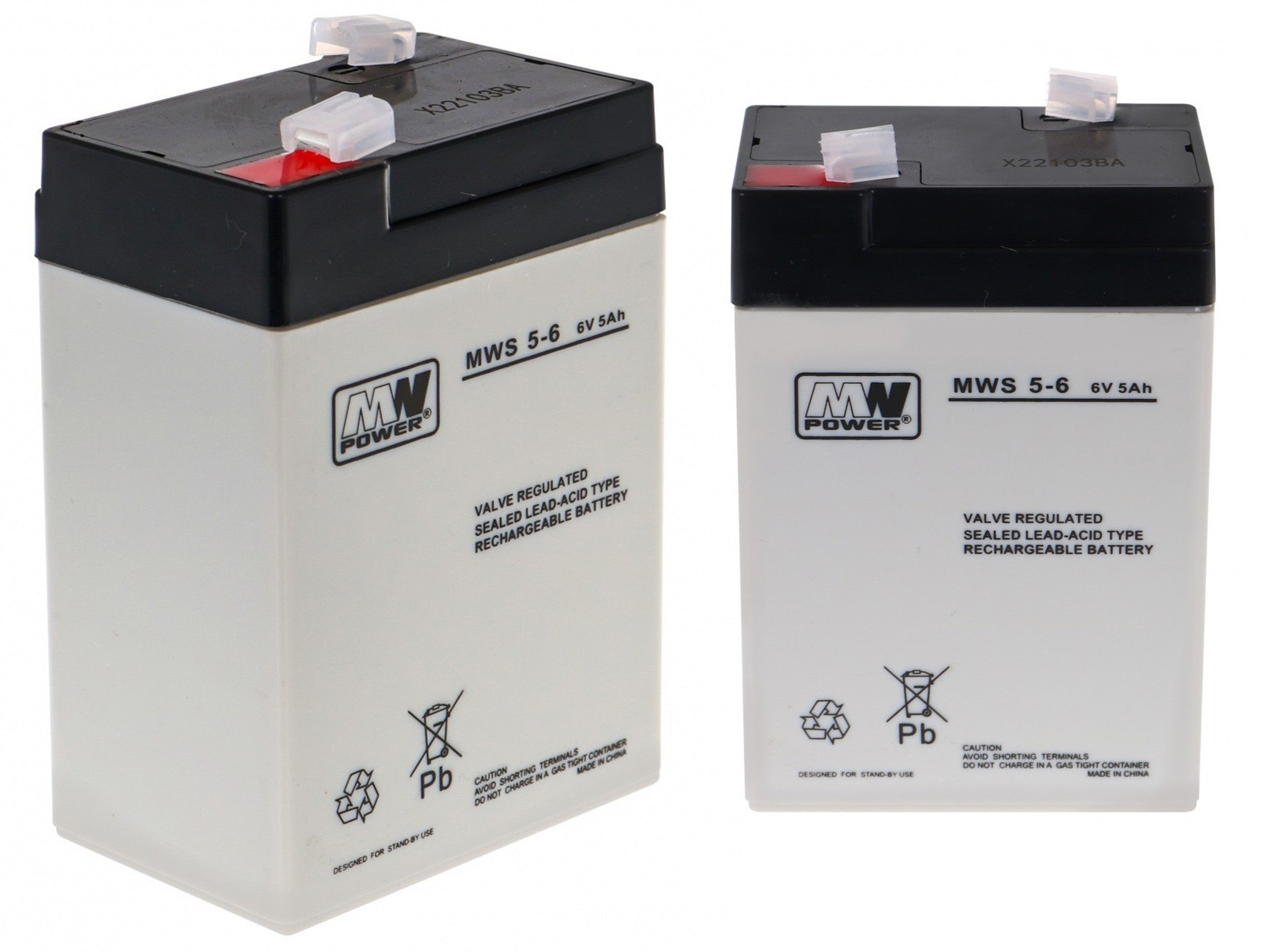 Battery for motorbike car 6V/5Ah MW POWER lead-acid BATTERY STOCK