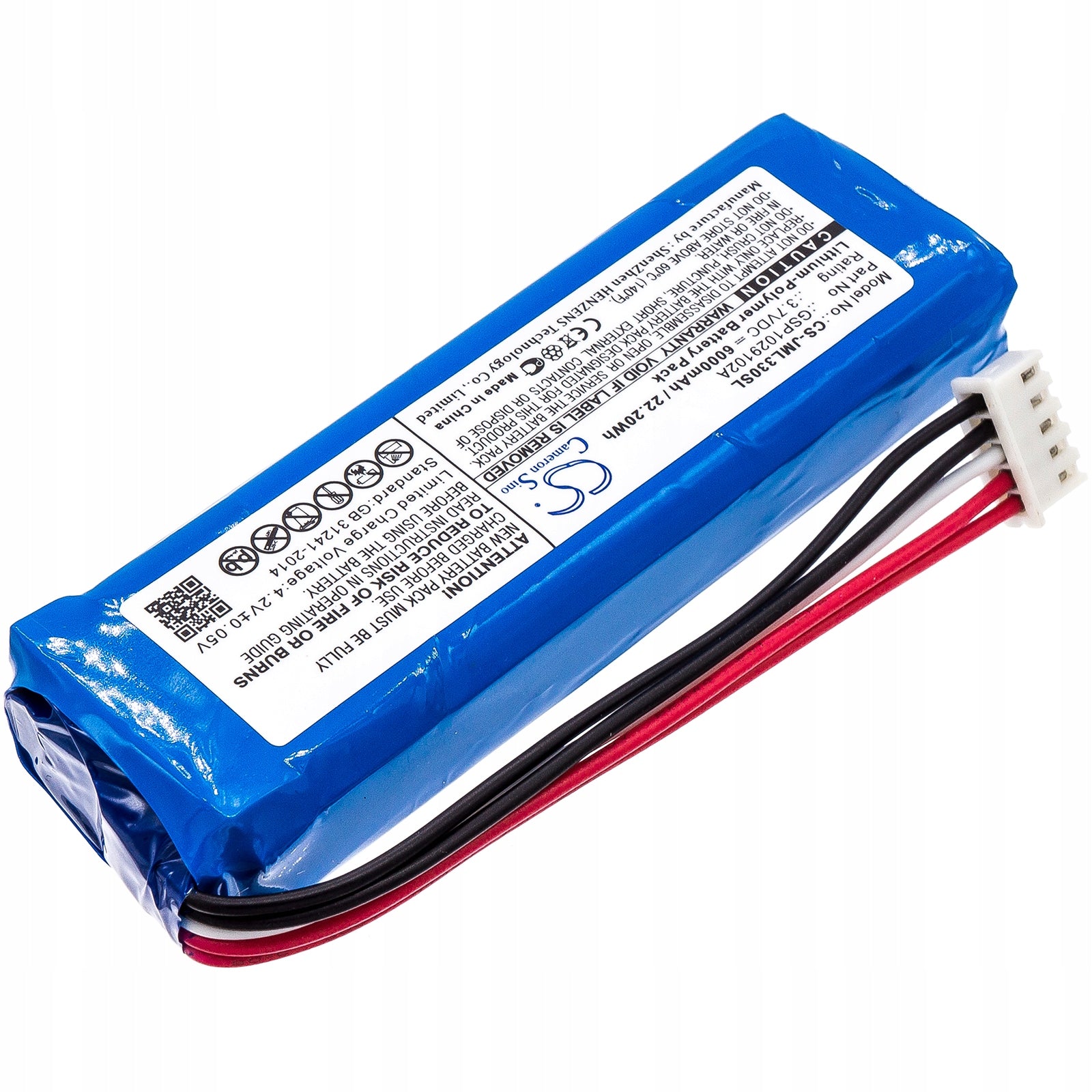 Battery for speaker JBL charge 3 replacement Li-Polymer 6000mAh 22.20Wh (Came Brand JBL