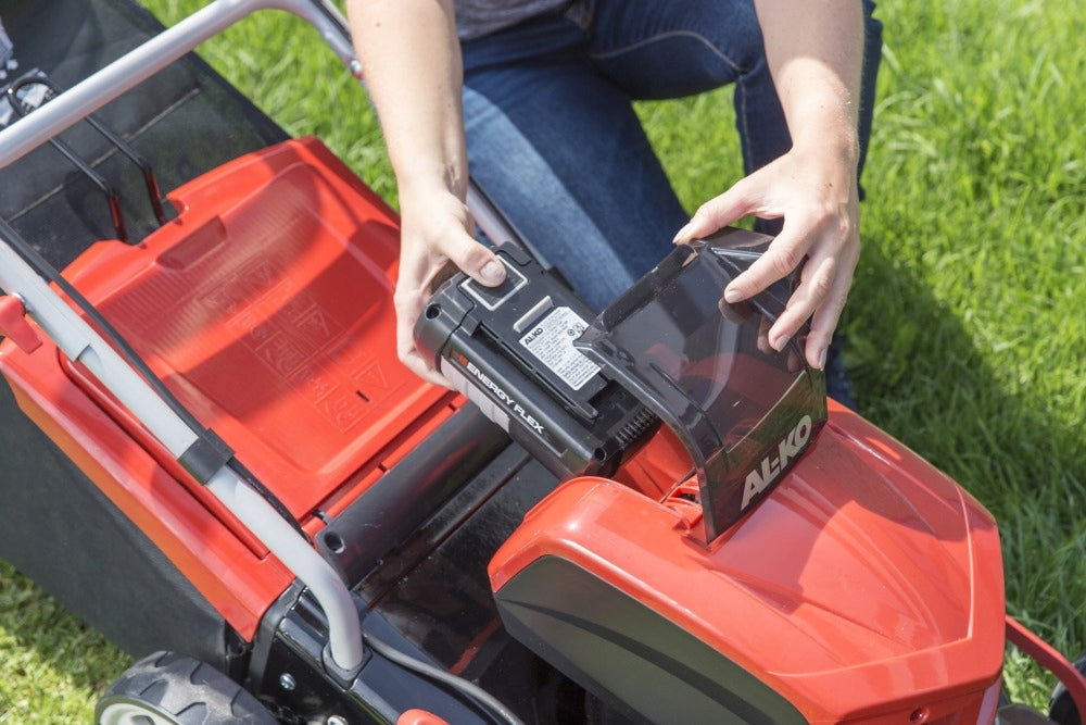 Battery mower with AL-KO 46.9 Li SP batteries 36V BRUSHLESS Series ENERGY FLEX KOSIARKA NA BATERIE 36V 4AH