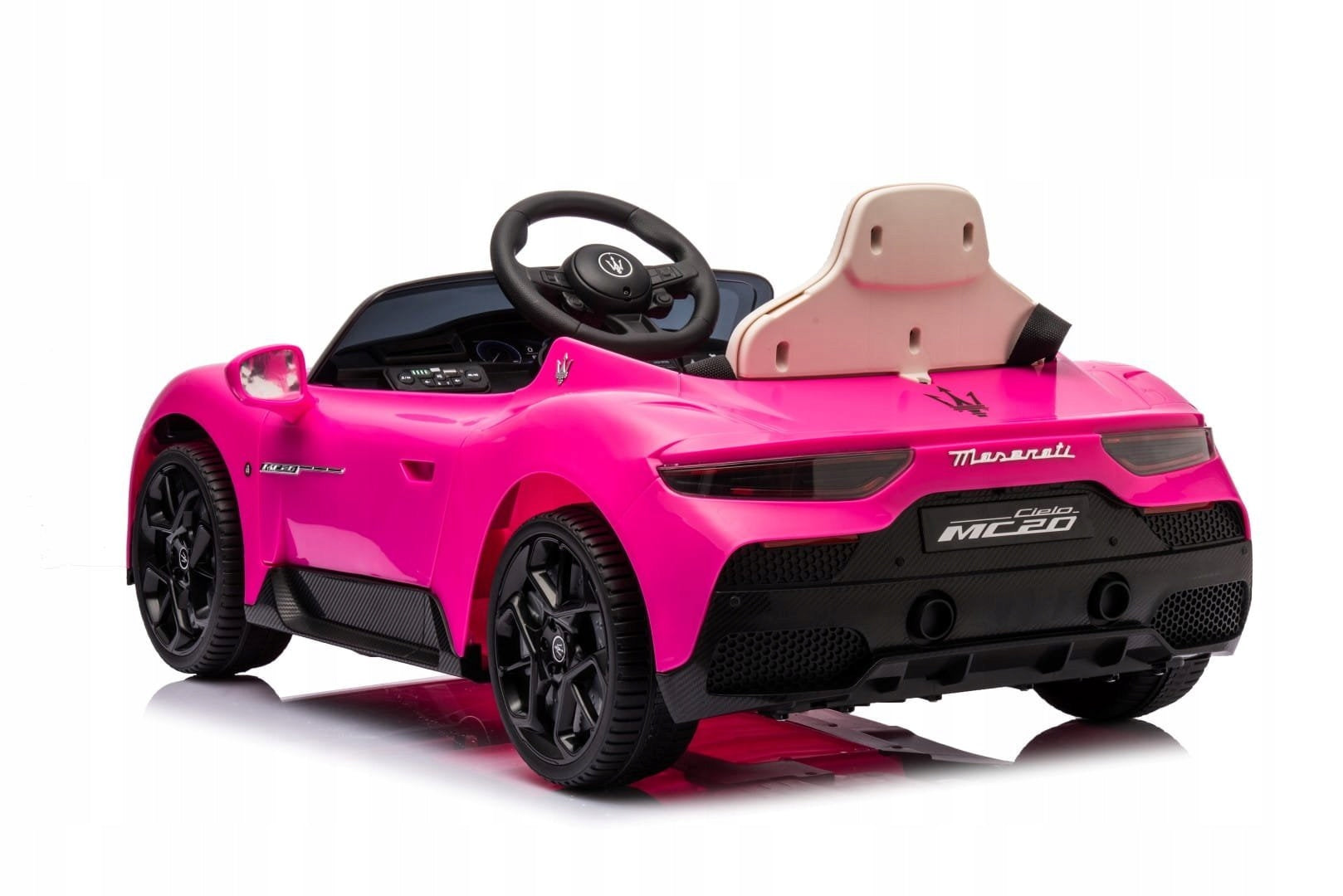 Battery-operated car Ride-on Maserati GT Convertible Pilot MP3 LED pink Packaging status original