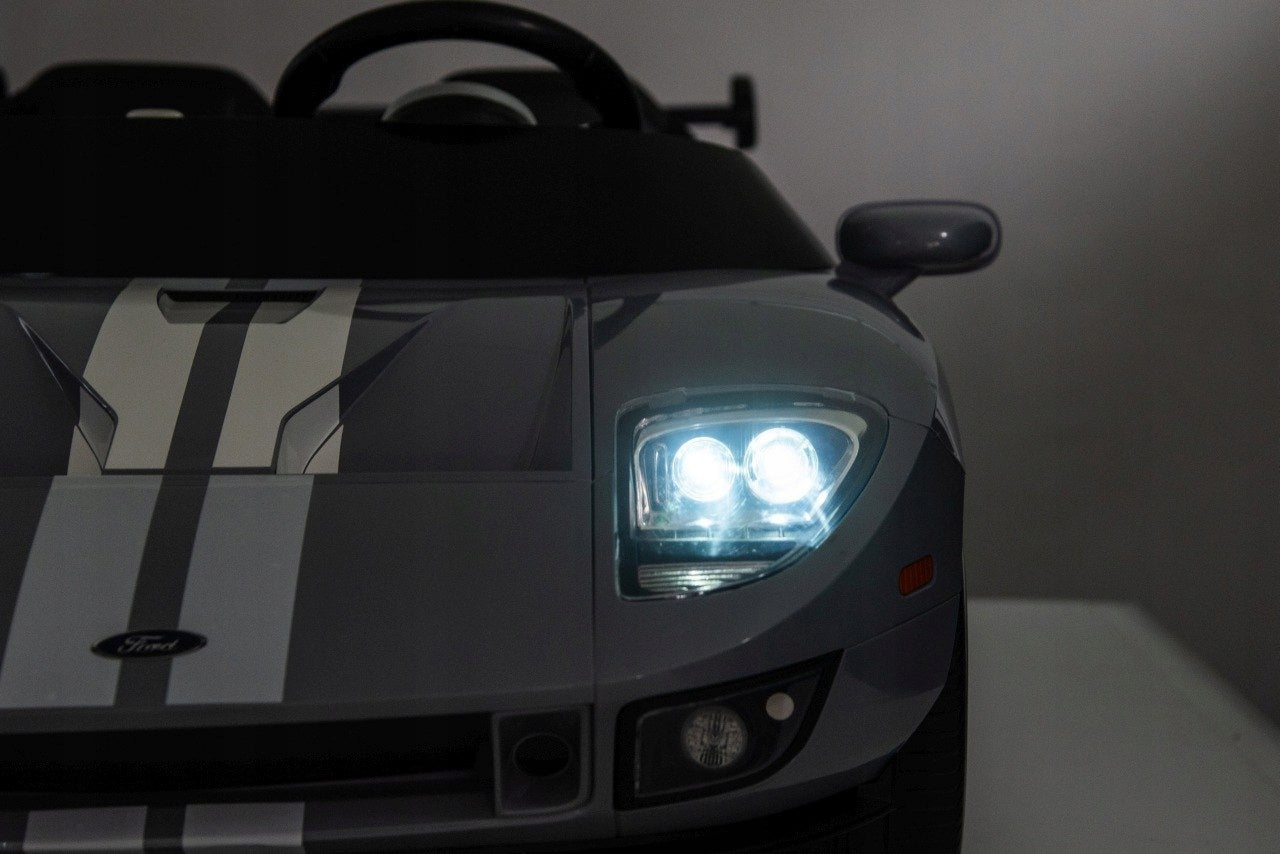 Battery-operated car Vehicle Ford GT Grey 24V 4x100W Maximum load 60 kg