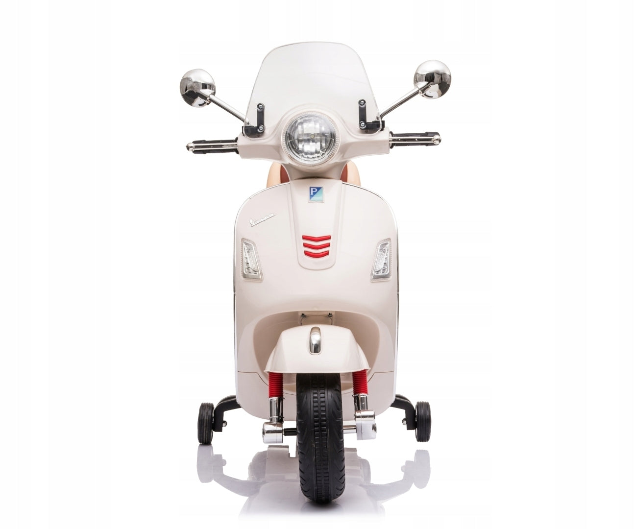 Battery-powered motorbike for children LED lights Vespa Milly Mally Maximum speed 3 km/h