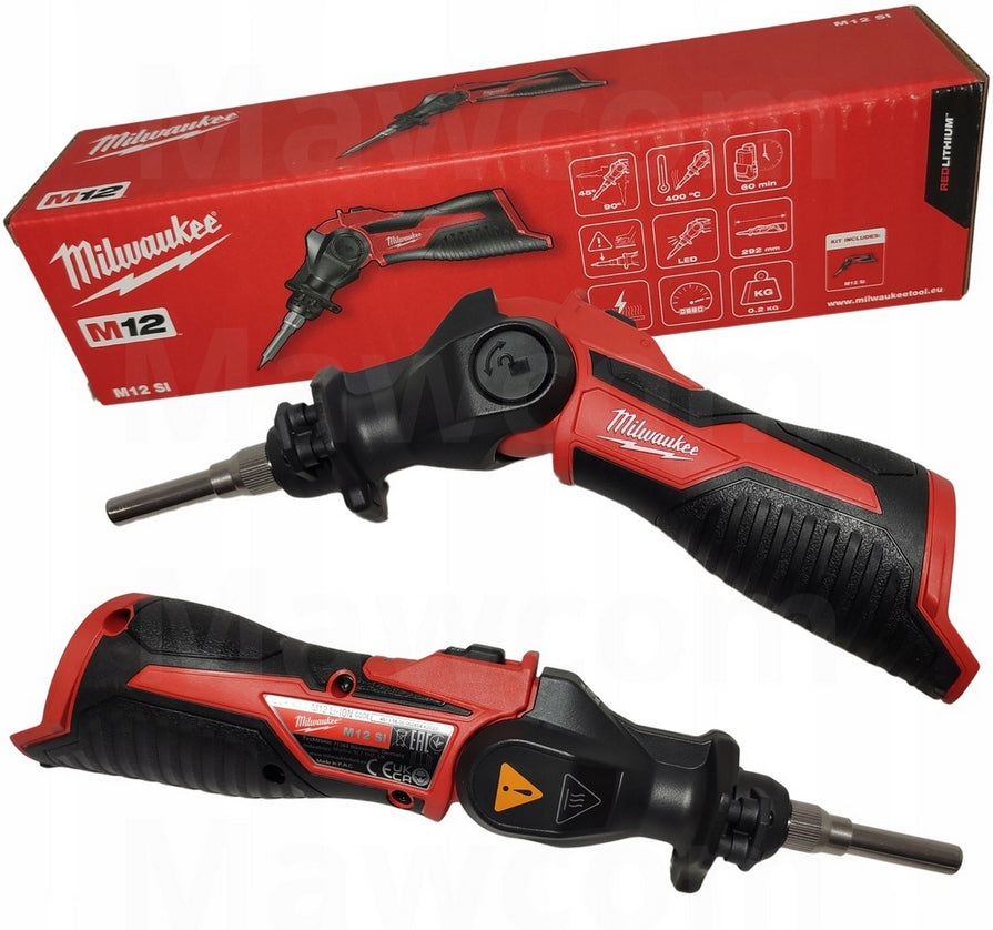 Battery soldering iron 12V 400°C Milwaukee M12 SI-0 Version BODY 4933459761