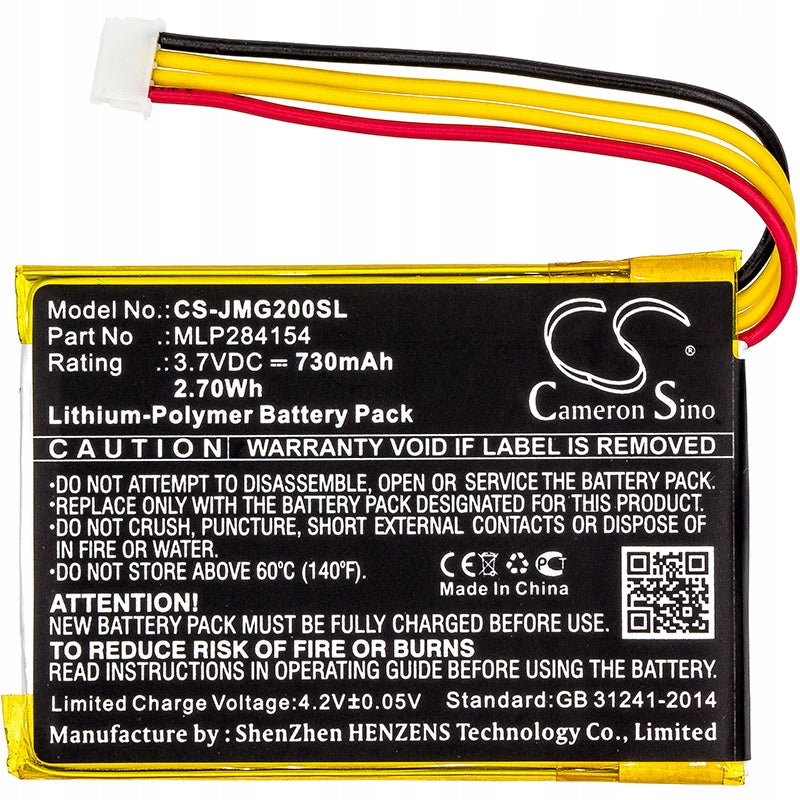 Battery type MLP284154 battery for JBL Go 2 2H Go2 speaker Packaging status original