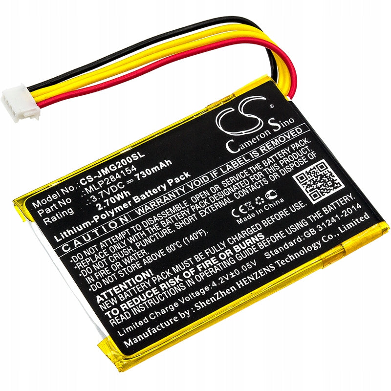 Battery type MLP284154 battery for JBL Go 2 2H Go2 speaker