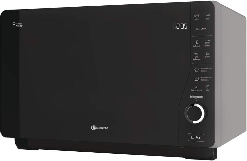 Bauknecht MW 427 SL ExtraSpace Microwave 25L 800W grill pair silver