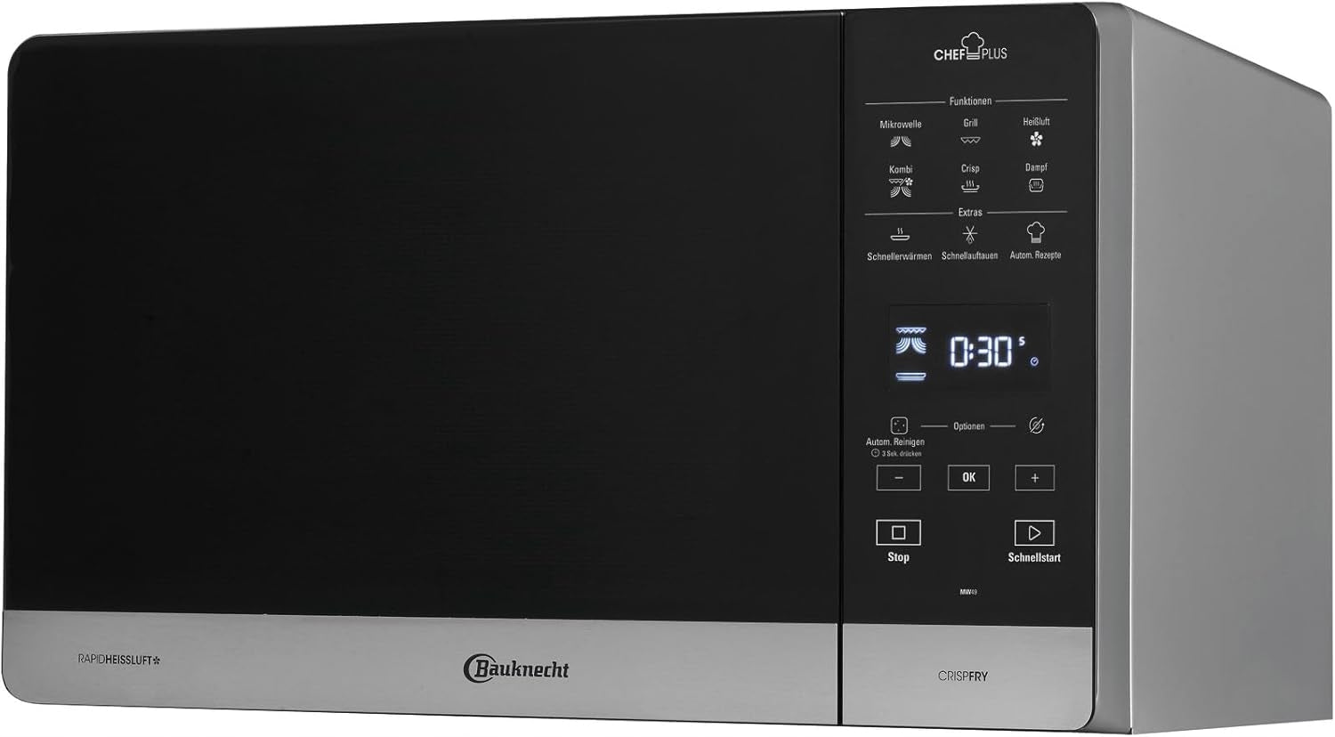 Bauknecht MWA 49 SL Microwave 25l DualCrisp Para 3D System
