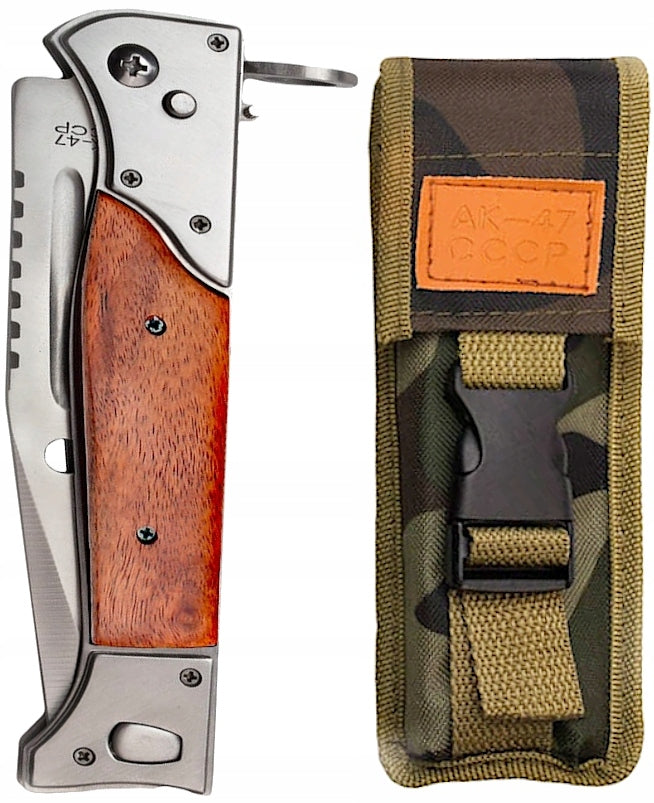 Bayonet AK 47 Spring Knife Automatic 22 cm BSH Survivalovy Tactical Manufacturer code N706