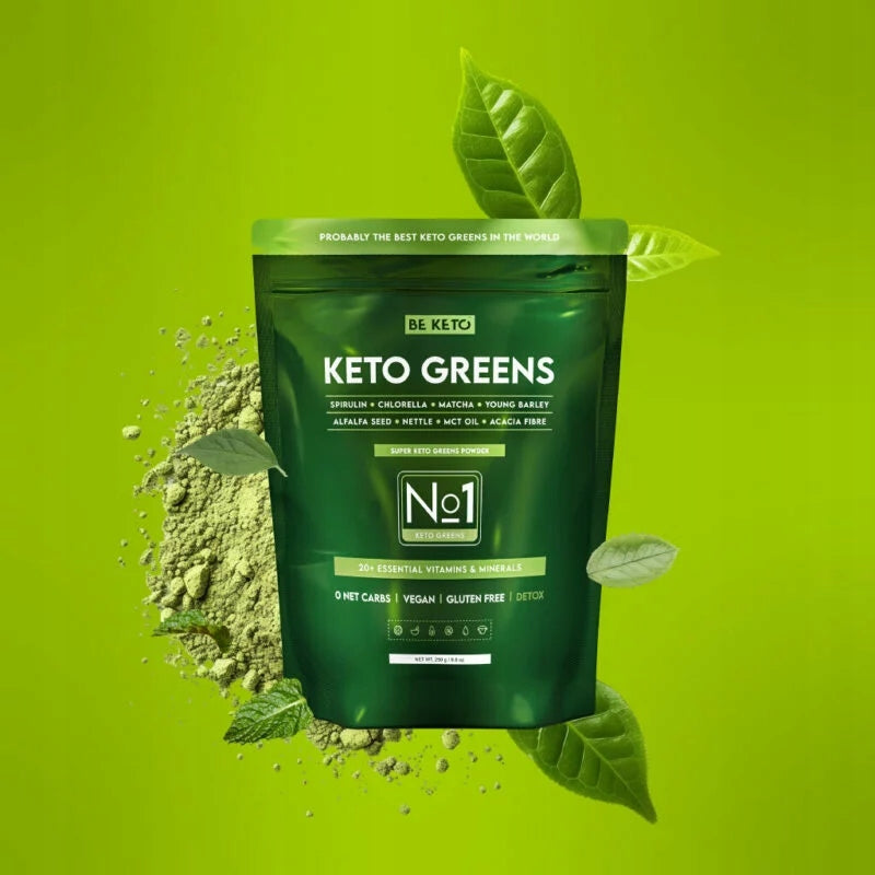 BeKeto KETO GREENS GREEN COCKTAIL 20 VITAMINS AND MINERALS 250g EAN (GTIN) 5060834811406