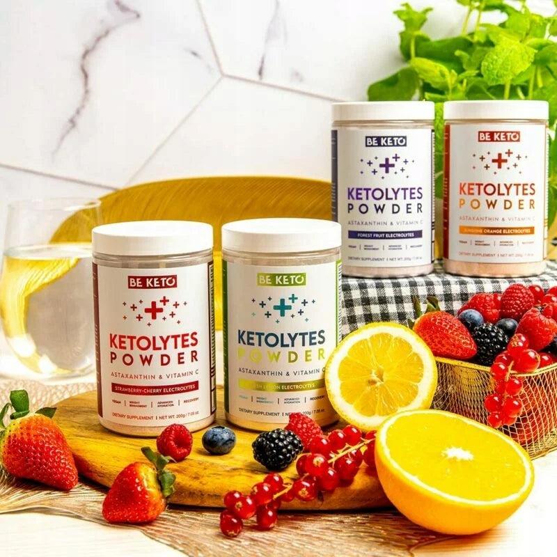 BeKeto KETOLYTES ELECTROLYTES POWDER - Fresh Lemon 200g Expiration date at least six months from the date of purchase