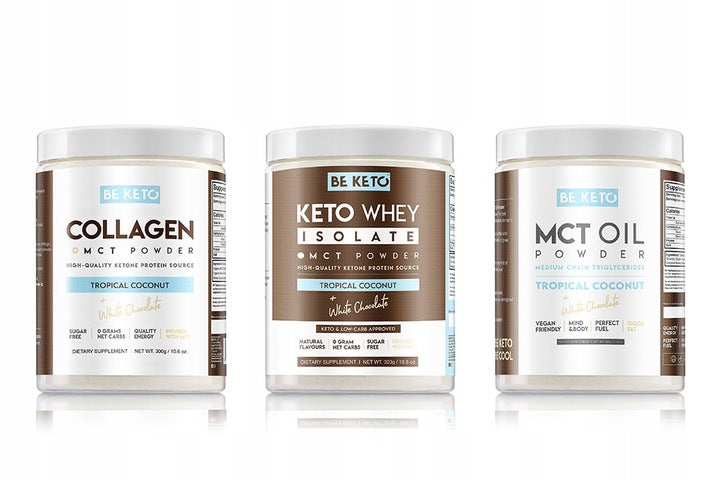 BeKeto Keto Collagen with MCT - Coconut & White Chocolate Be Keto 300g Expiration date at least six months from the date of purchase