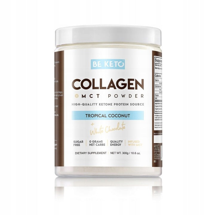 BeKeto Keto Collagen with MCT - Coconut & White Chocolate Be Keto 300g