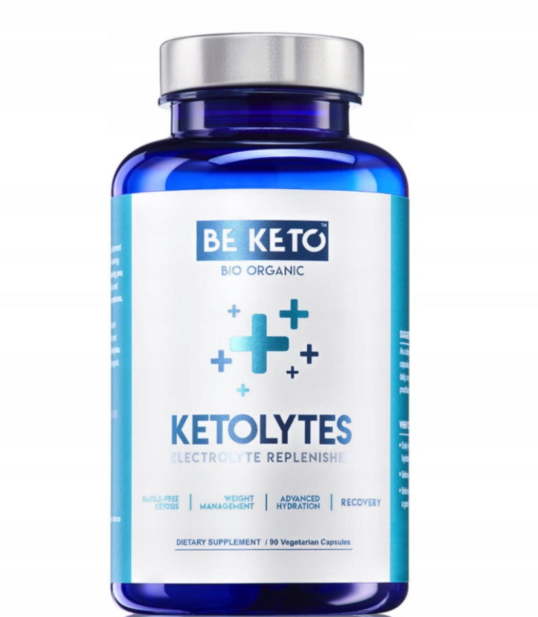 BeKeto Keto Electrolytes Ketolytes Magnesium Potassium Zinc Sodium Calcium 90caps ENERGY