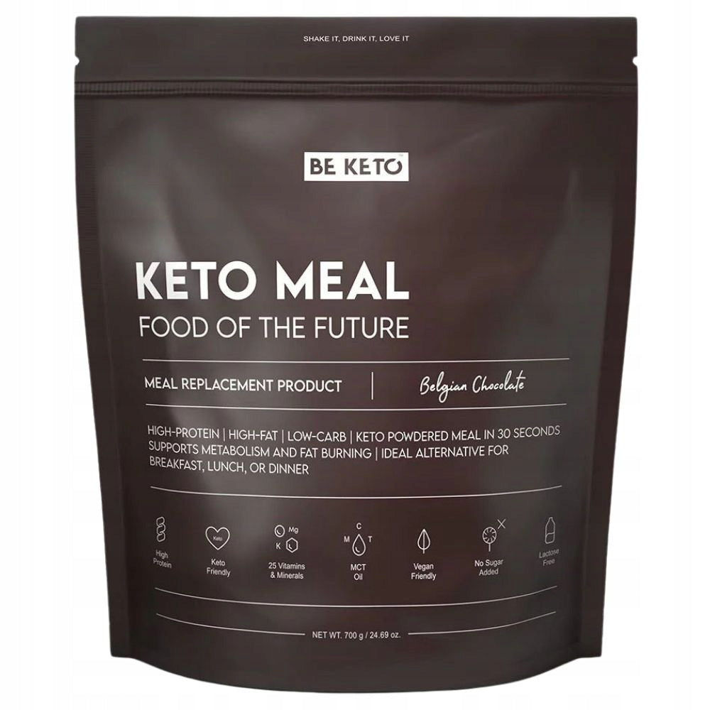 BeKeto Keto Meal Belgian Chocolate Low IG Wholesome Meal 700g