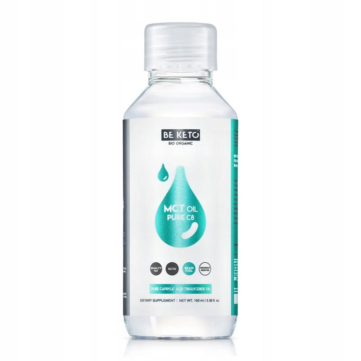 BeKeto MCT Oil 100% C8 100ml Keto Dietary Base BE KETO