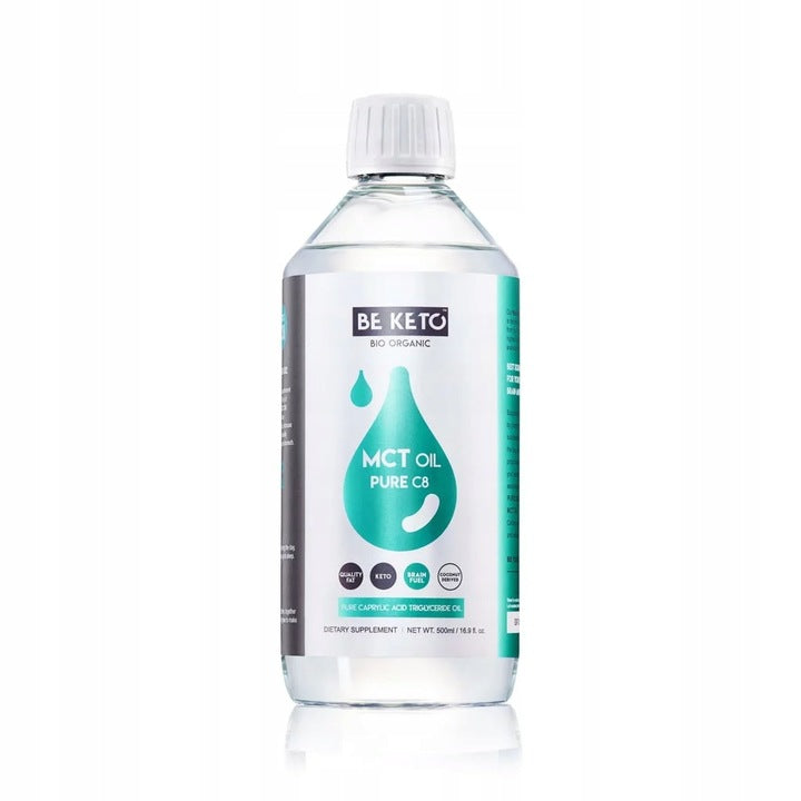 BeKeto MCT Oil 100% C8 500ml Effective Keto BE KETO Diet