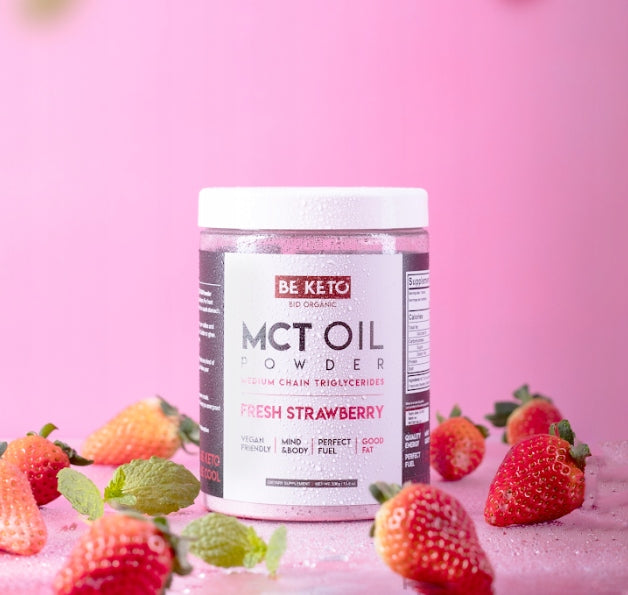 BeKeto MCT Oil Powder - Fresh Strawberry 300g BE KETO Manufacturer code 506083481