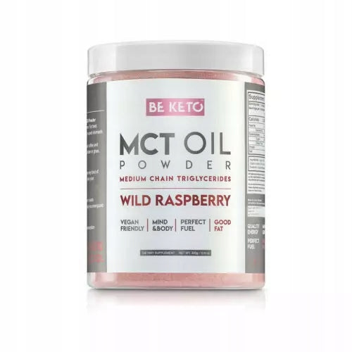 BeKeto MCT Oil Powder - Wild Raspberry 300g
