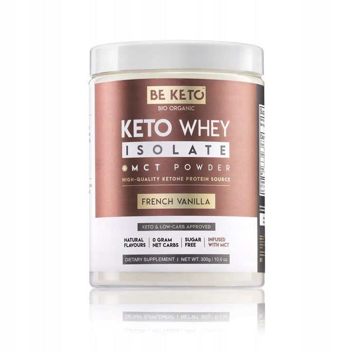 BeKeto Protein Isolate with MCT -French Vanilla 300g BE KETO