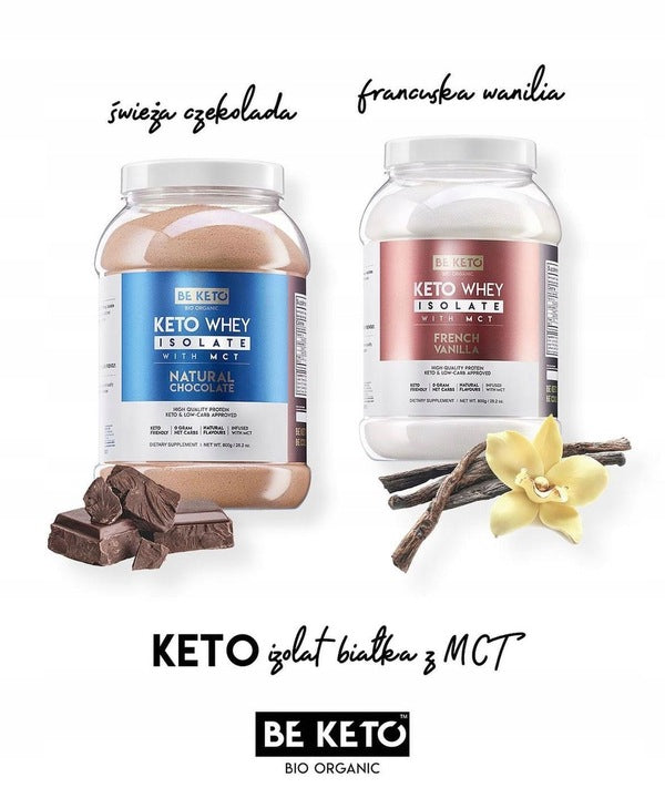 BeKeto Protein Isolate with MCT -French Vanilla 800g BE KETO EAN (GTIN) 5060834810126