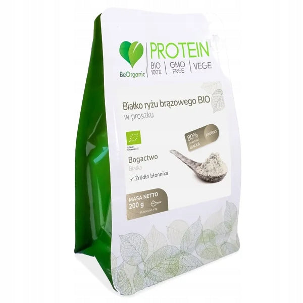 BeOrganic Brown Rice Protein BIO Powder 200 g