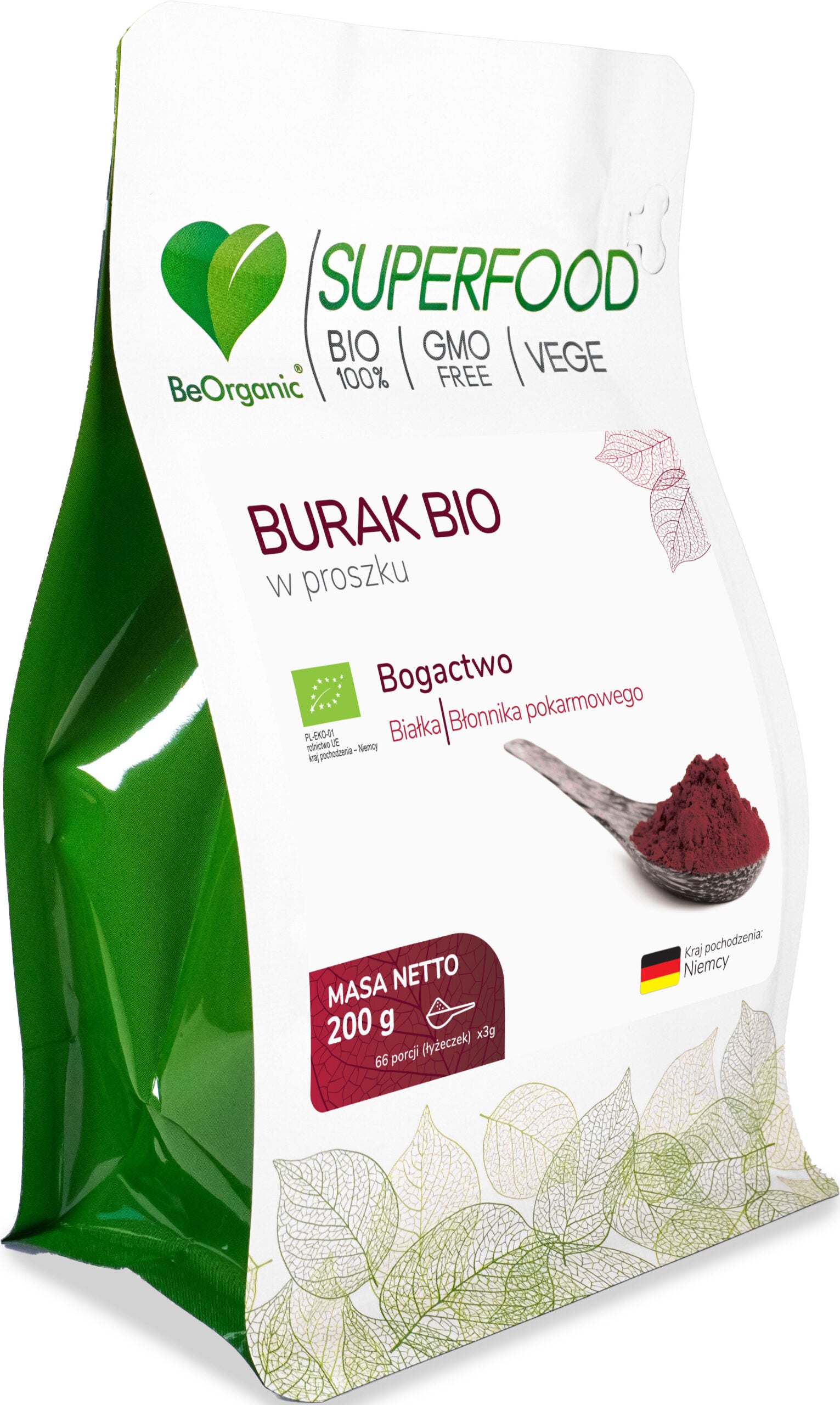BeOrganic Superfood BEET BIO Powder 200g