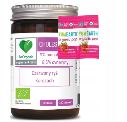 BeOrganic (aliness) - Cholesterol | Monacolin, Cynarin | 100 tab + FREEBIE