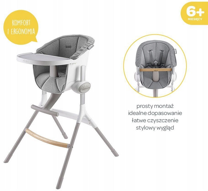 Beaba - soft insert for chair Up&Down grey cushion grey Manufacturer code 912554