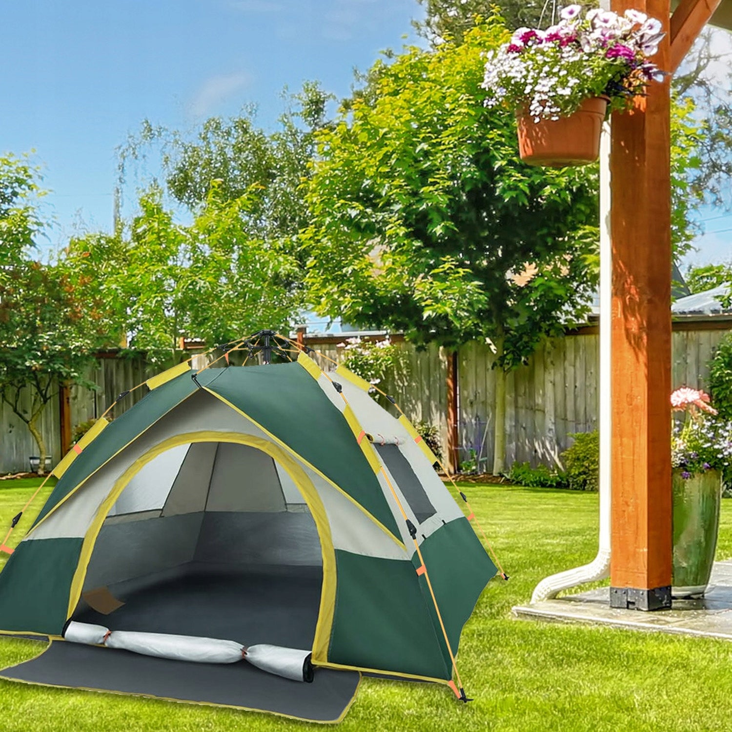 Beach Tent Camping Tent Tourist Strong Automatically Folding Type not specified