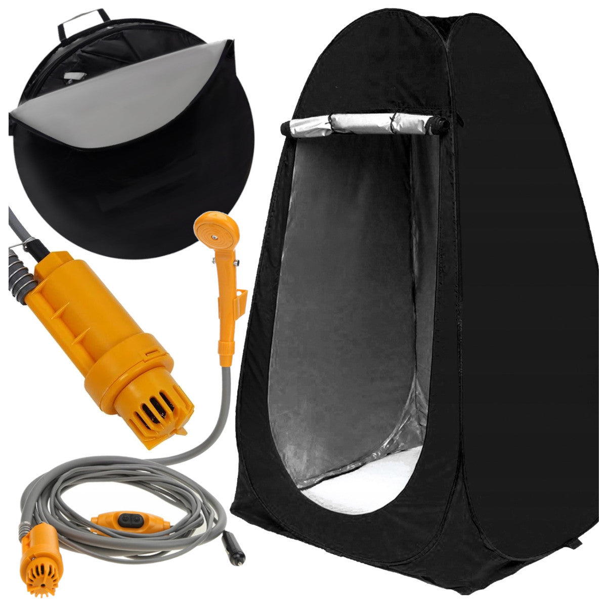 Beach Tent Changing Room Portable Toilet+ Tourist Shower 12V