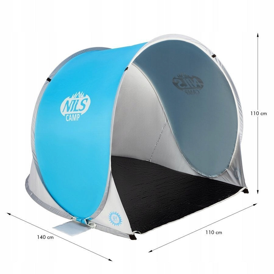 Beach Tourist Tent Self-Assembly Garden UV Screen + Cover Brand Nils Camp