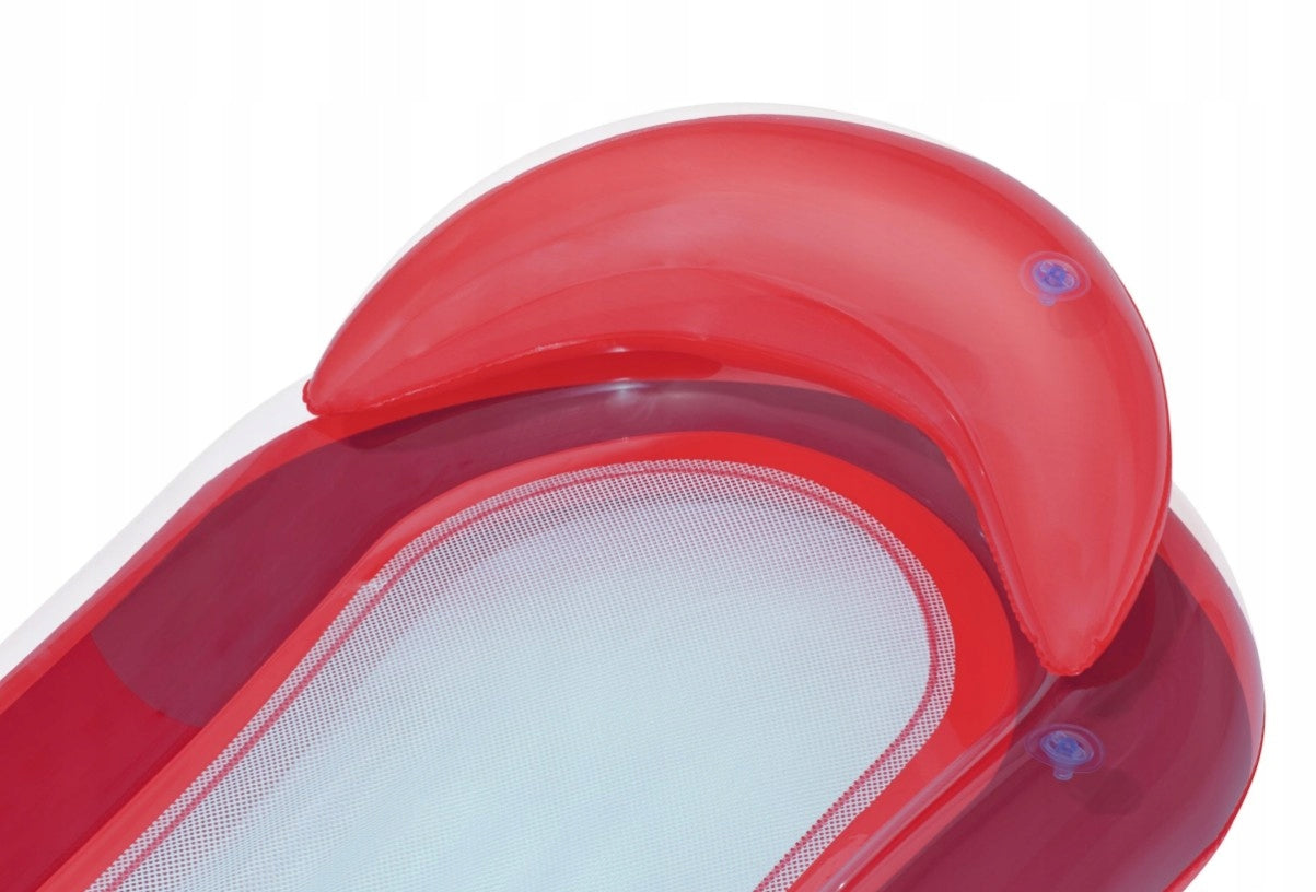 Beach pool water inflatable mattress with mesh red BESTWAY 43103 Brand Ikonka