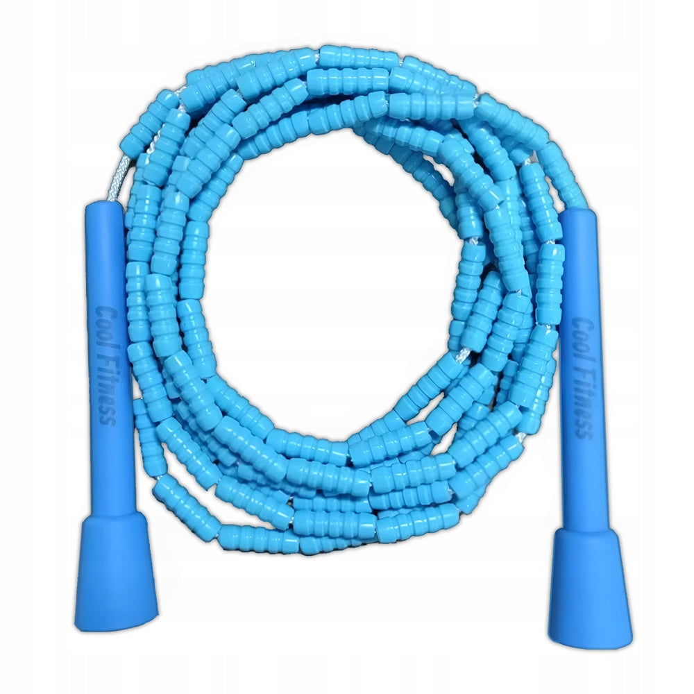 Bead jump rope for children (Soft Beads) – Smurf Blue from CoolRope