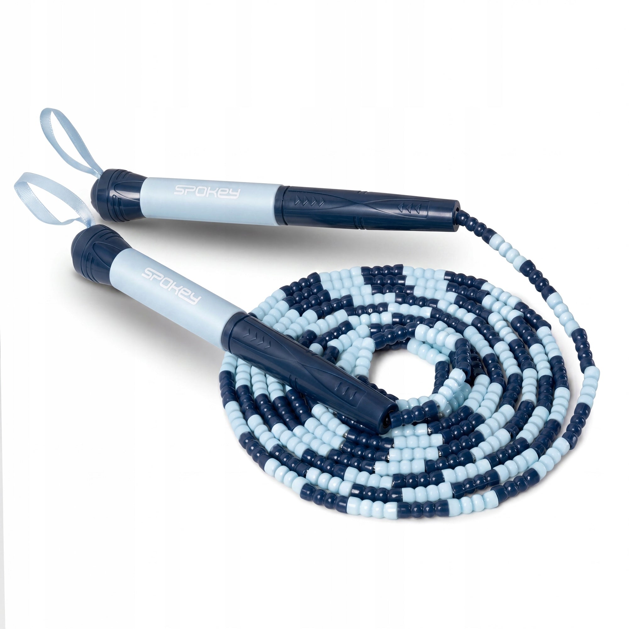 Bead jump rope for children adjustable handles with gel Spokey CORAL Manufacturer code 946466
