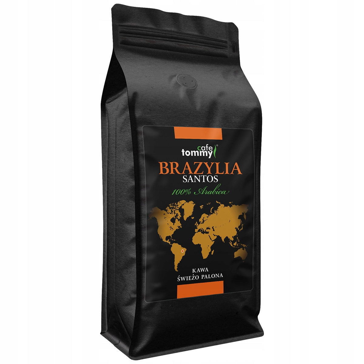 Bean Coffee 1kg Brazil Santos 100% Arabica Freshly Roasted - Tommy Cafe