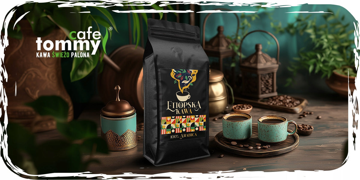 Bean coffee Tommy Cafe Ethiopian 100% Arabica 1 kg Manufacturer code KET1