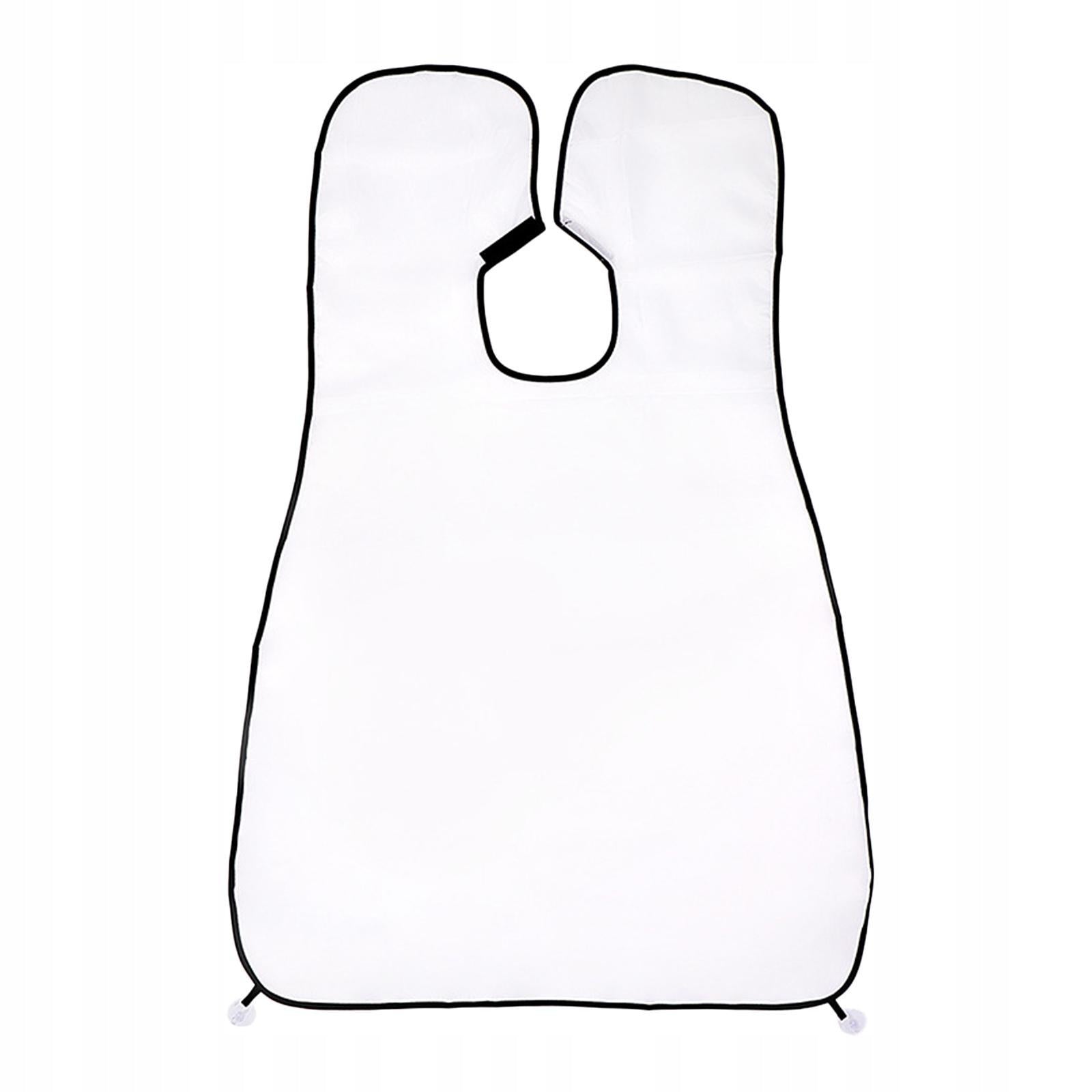 Beard Shaving Bib The Smart Way to Shave Beard Trimming Apron white Brand no brand