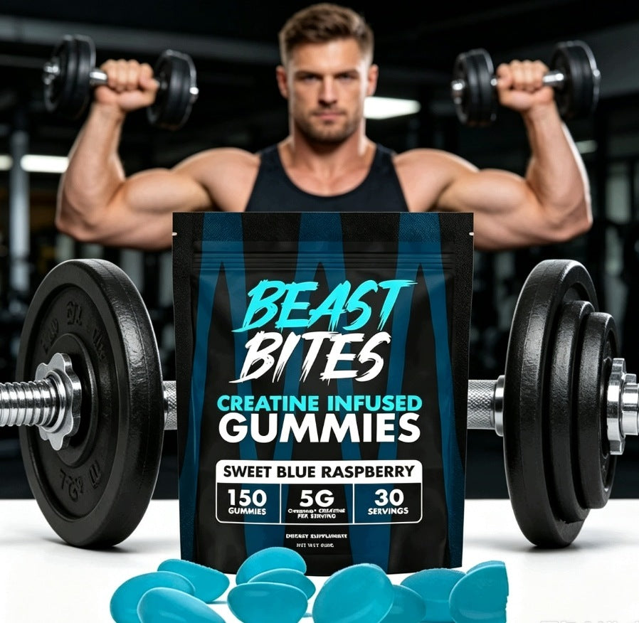 Beast Bites 150pcs Creapure – creatine gummies for athletes
