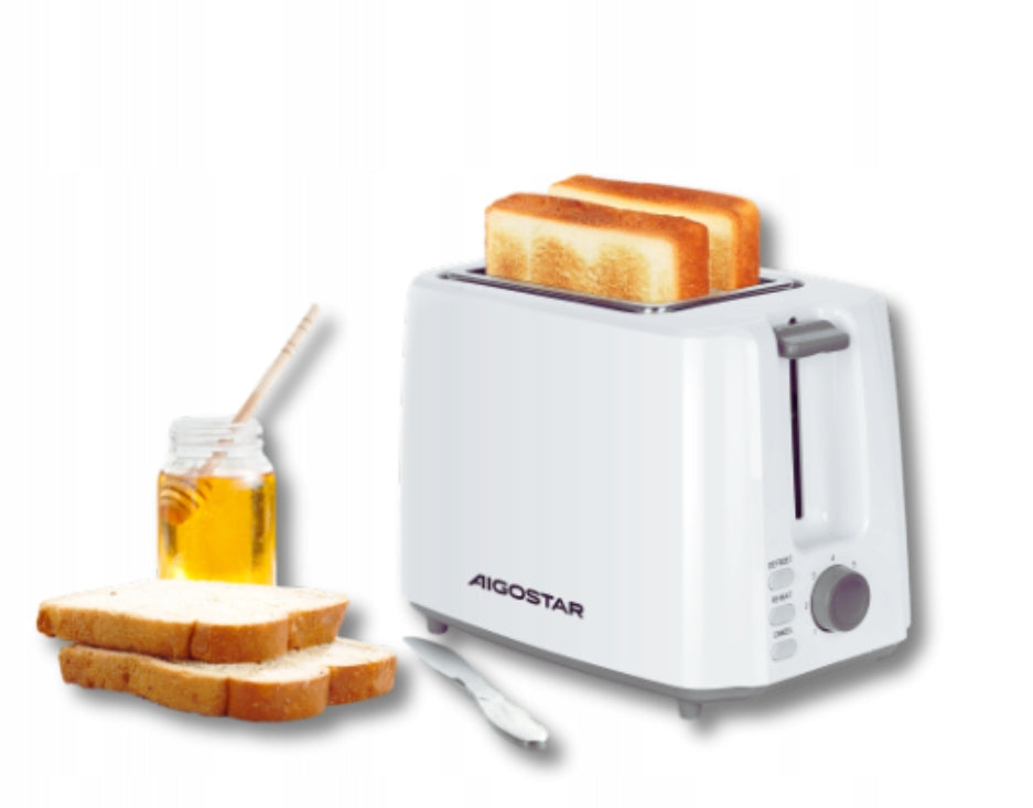 Beautiful toaster. Bread maker. Aigostar 750W