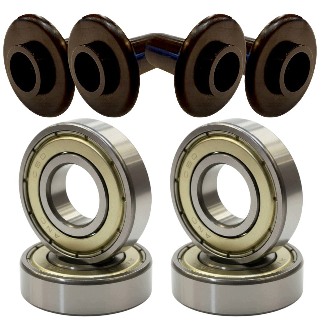 Bebett.o Front Wheel Bearing and Bushing Kit 4x Bearing 4x Bushing