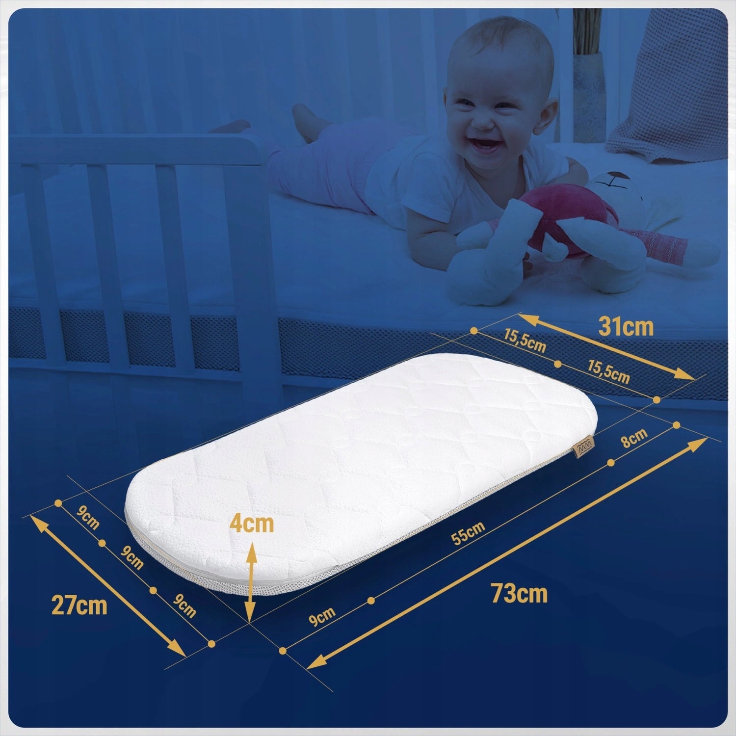 Bebetto Luca Pro 73x31 Stroller Mattress Bebetto Luca Medical device no