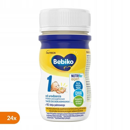 Bebiko 1 NUTRIflor Expert, starting milk from birth in liquid, 24 x 90