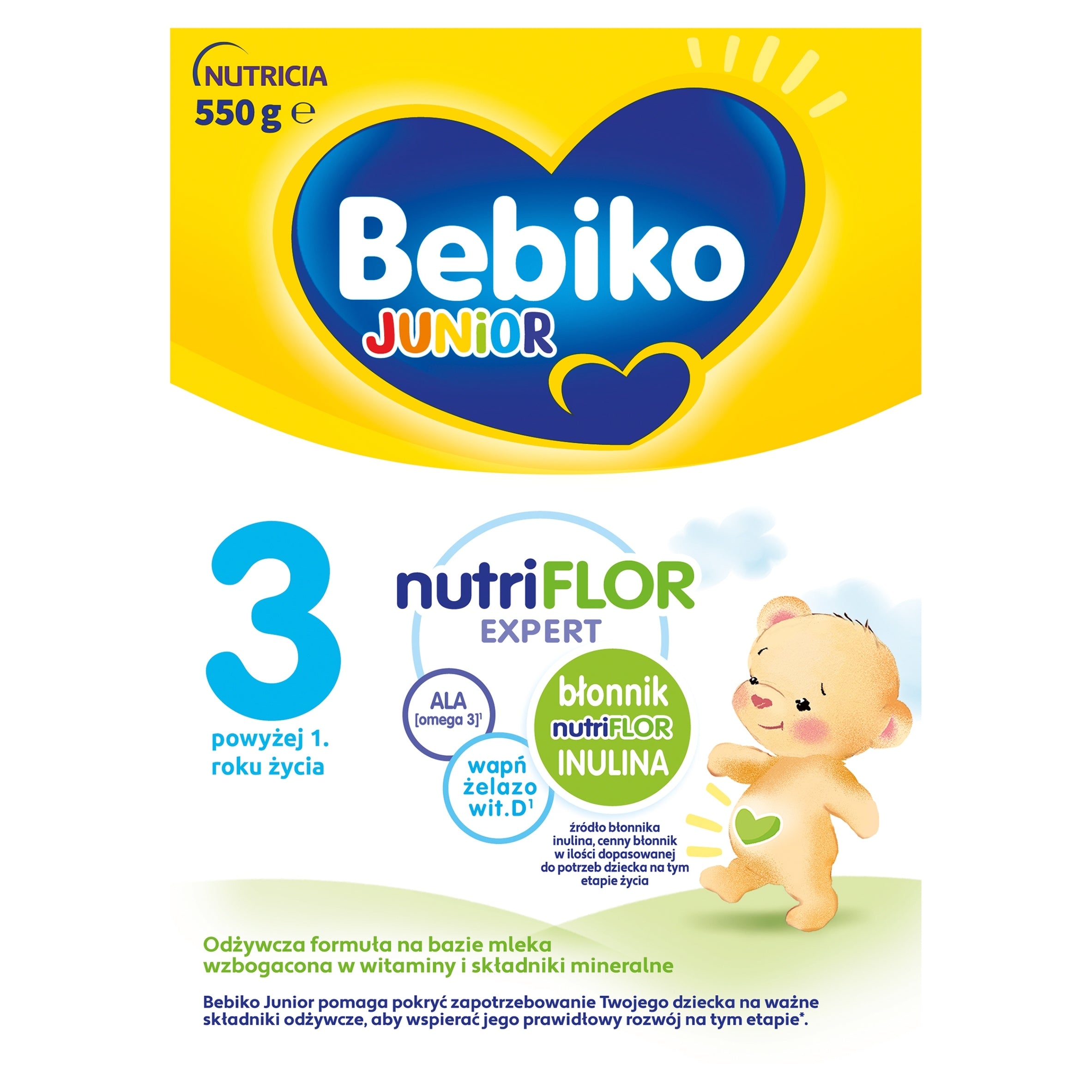 Bebiko Junior 3 550 g Packaging status original